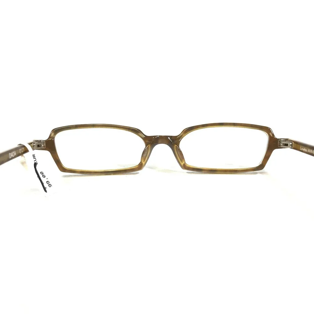 Anne et Valentin Eyeglasses Frames DADA 0121 Shiny Blue Marble Gold 48-18-140